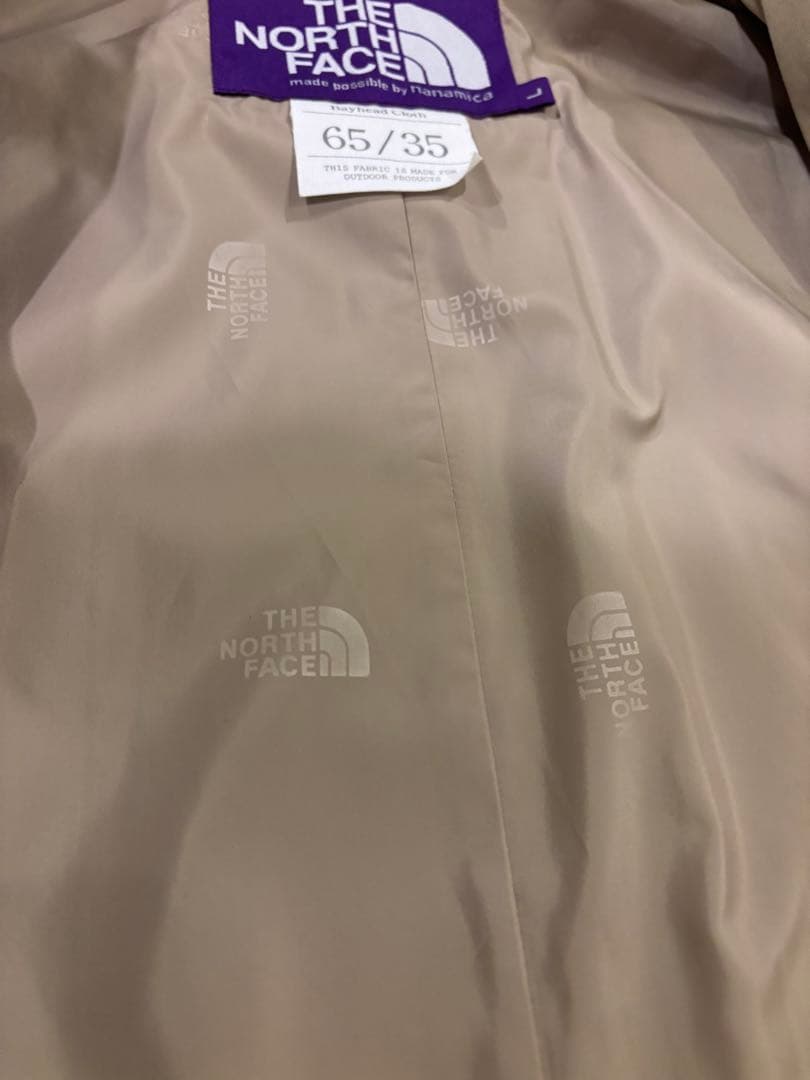 THE NORTH FACE ベージュ ステンカラーコート【美品】