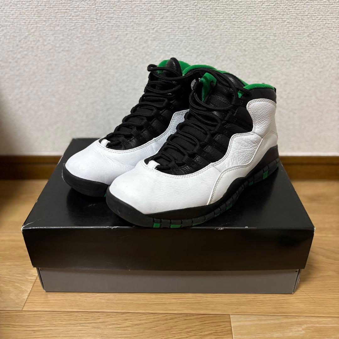 AIR JORDAN 10 RETRO White×Green