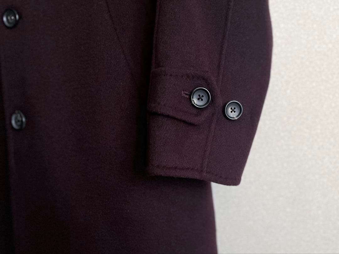 【上質】ステンカラーコート ダークブラウン チェスター ユナイテッドアローズ