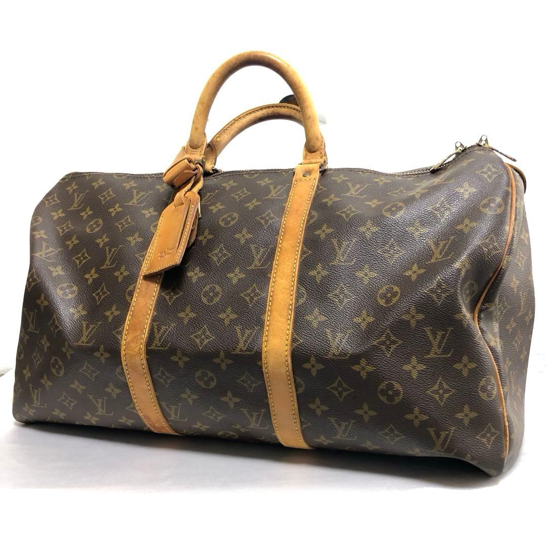 ルイヴィトン　ボストンバッグ　ハンドバッグ　キーポル45　モノグラム