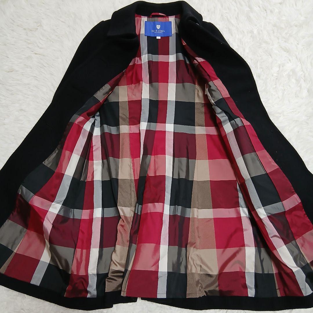 【BLUE LABEL CRESTBRIDGE】ビーバーメルトンシングルコート