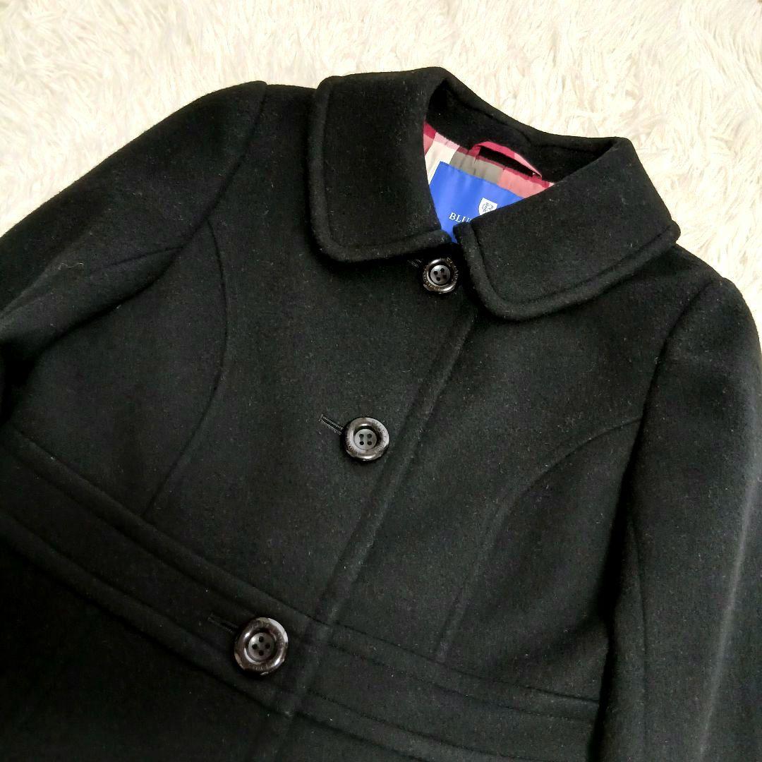 【BLUE LABEL CRESTBRIDGE】ビーバーメルトンシングルコート