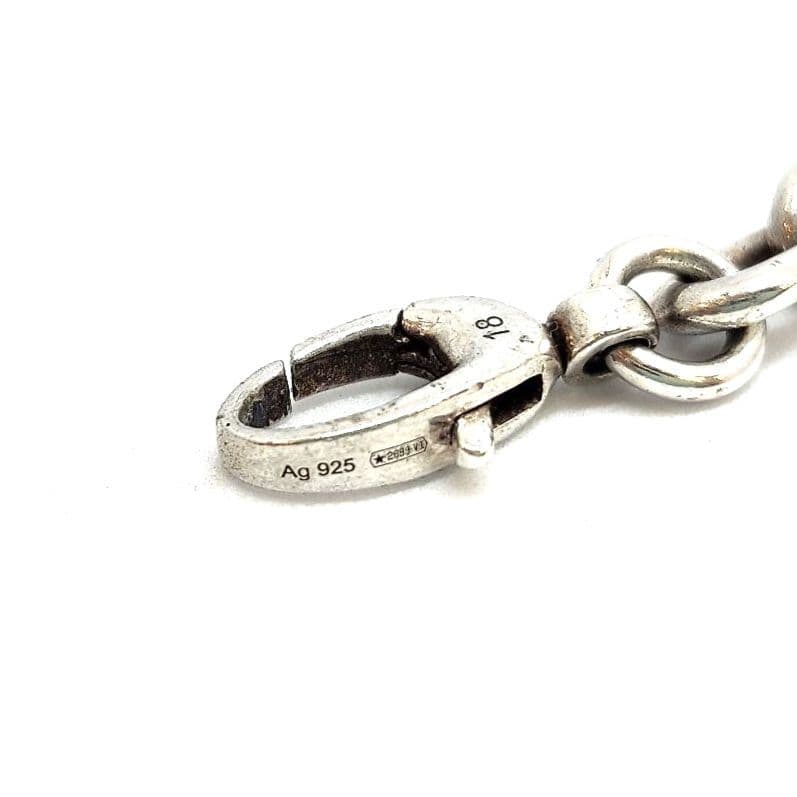 GUCCI　グッチ　ブレスレット　インターロッキング　シルバー　925