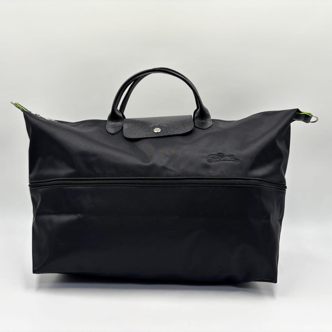 【極美品】 LONCHAMP ロンシャン 2way ボストンバッグ 大容量 黒