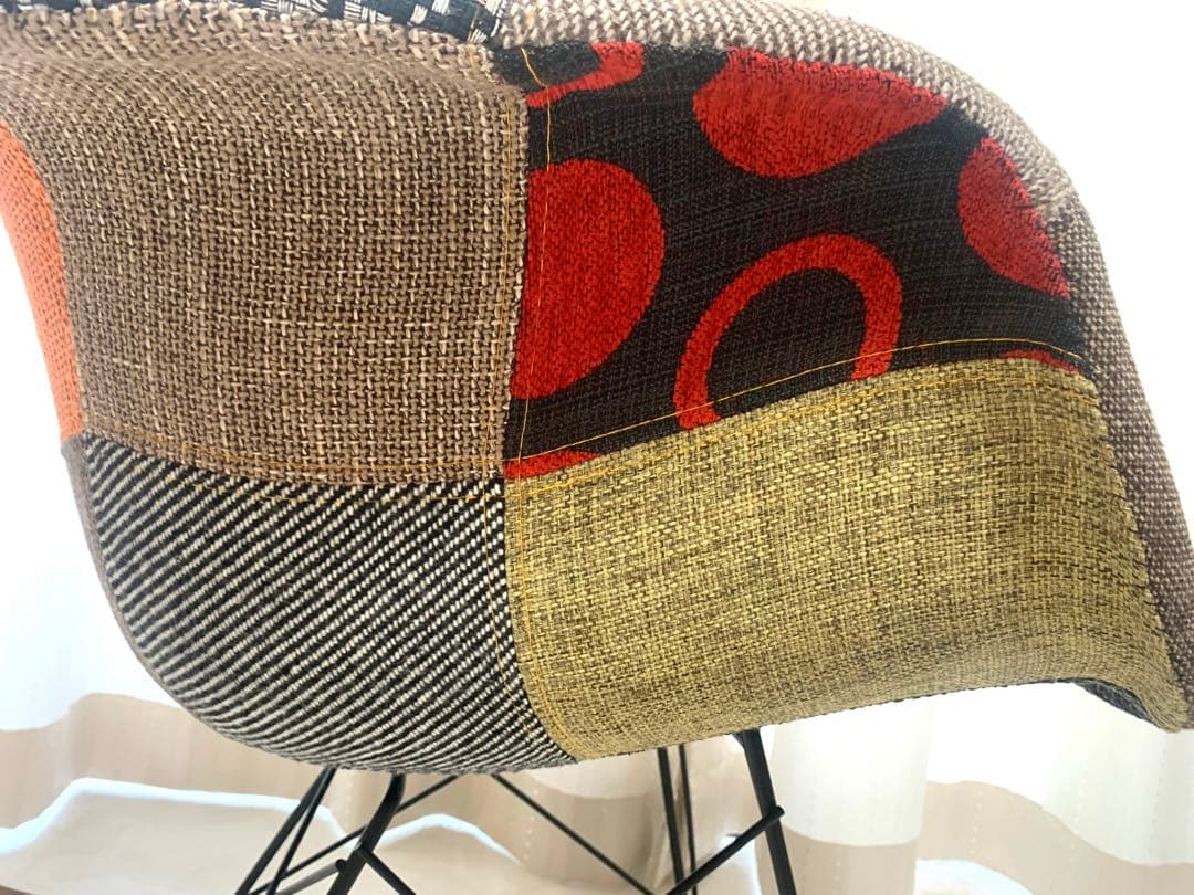 レア 美品 イームズチェア パッチワーク ロッキングチェア カラフル