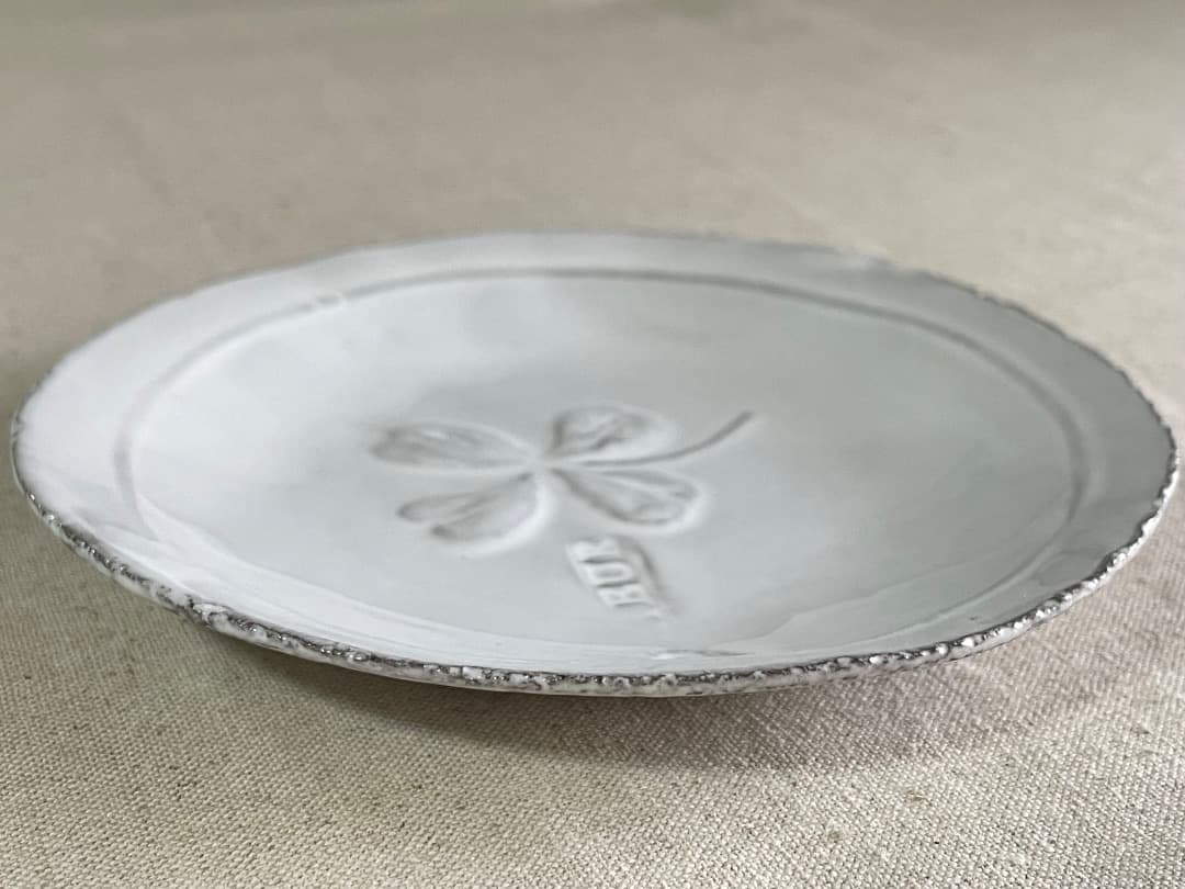 ASTIER de VILLATTE クローバー柄 取り皿(約13cm)