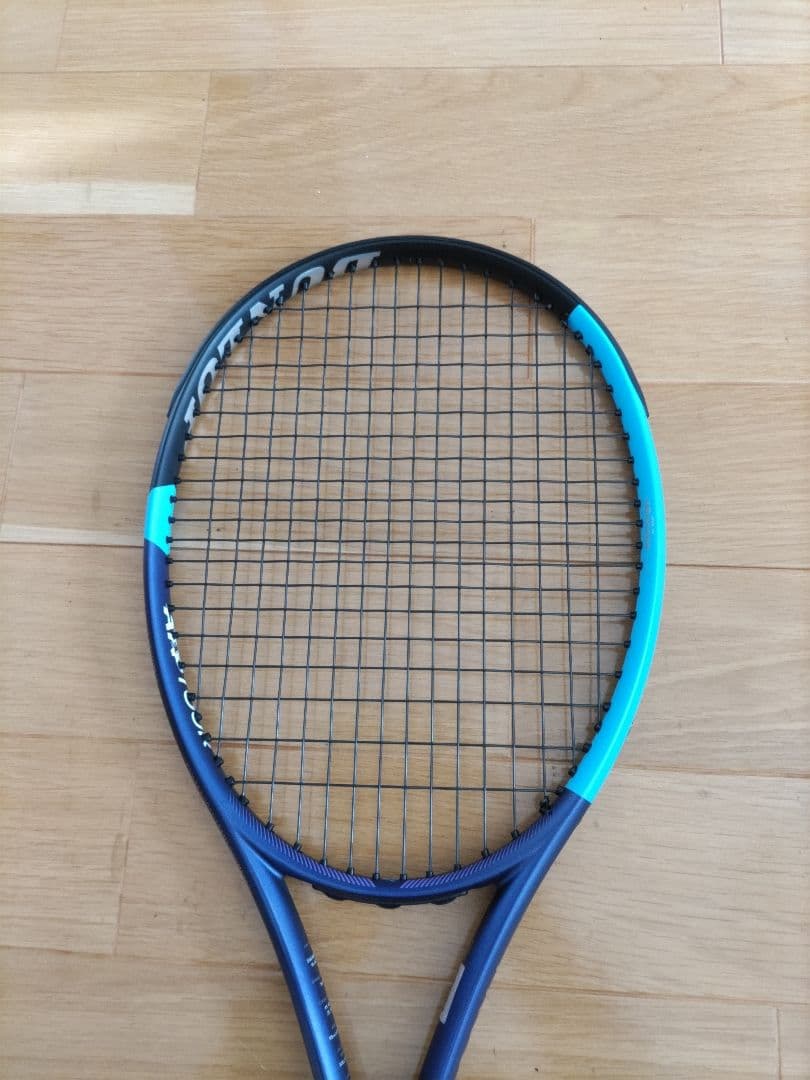 実測値有り　ダンロップ FX500TOUR 美品　ストリング張り立て
