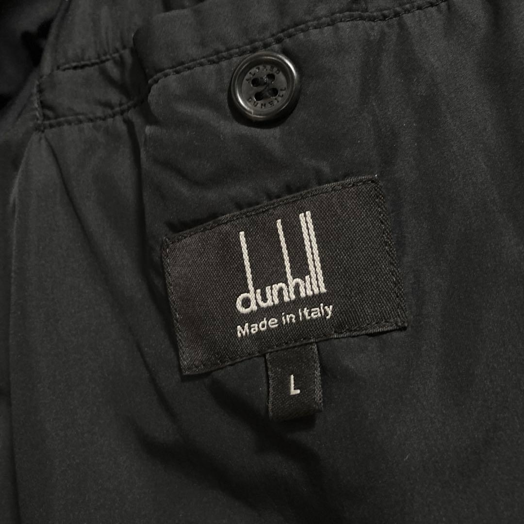 上美品 dunhill ダンヒル ビジネスコート 中綿コート