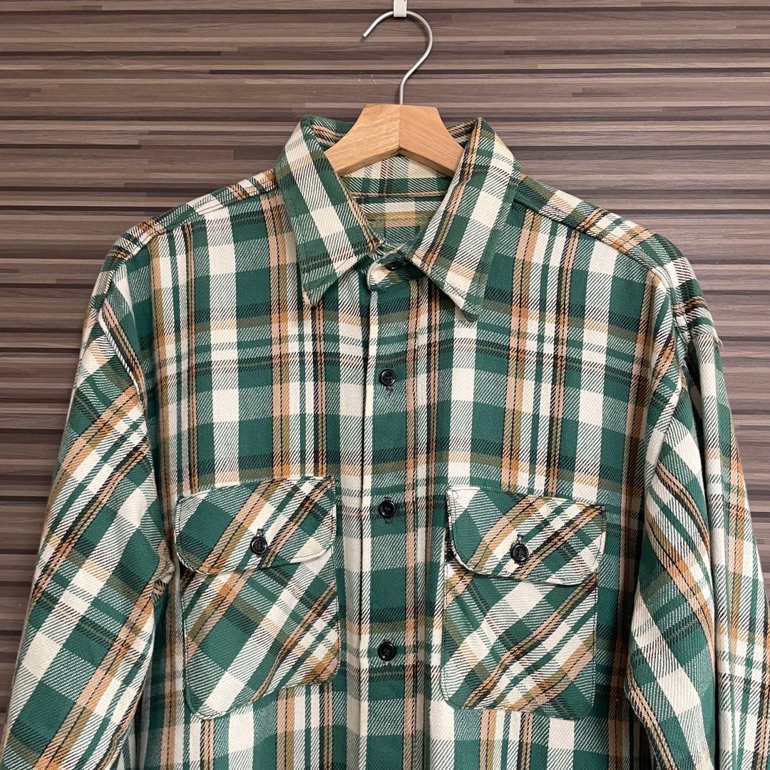 60s FIVE BROTHER ネルシャツ 森タグ USA製