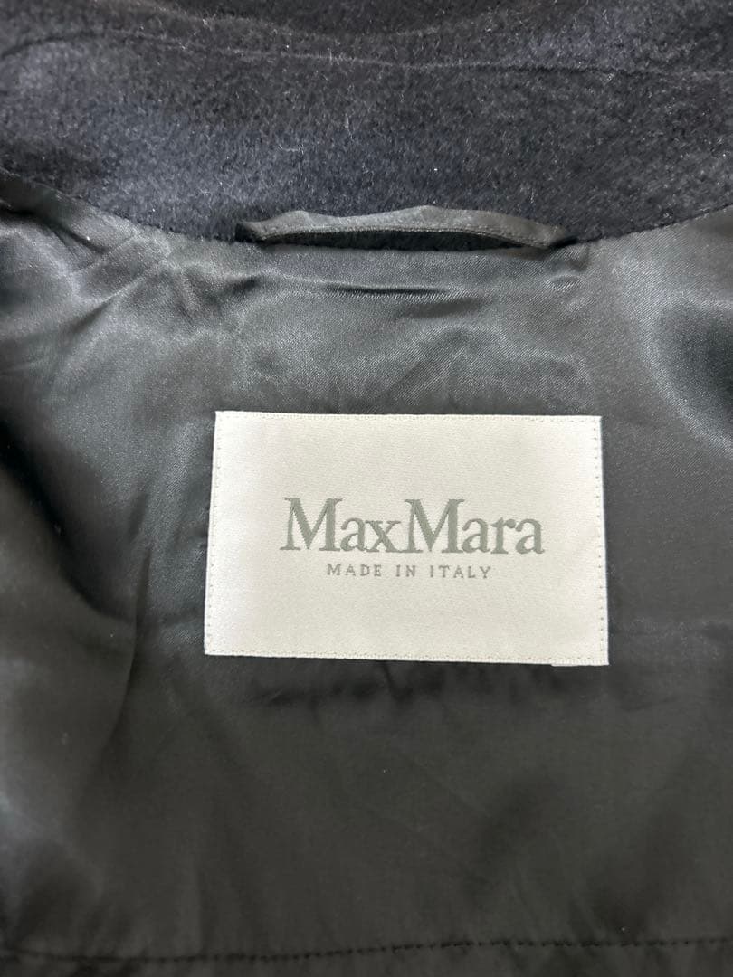 Max Mara カシミヤ100% ロングコート　Aライン　白タグ　40