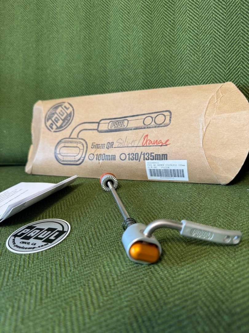【未使用】PAUL quick release skewer フロント用