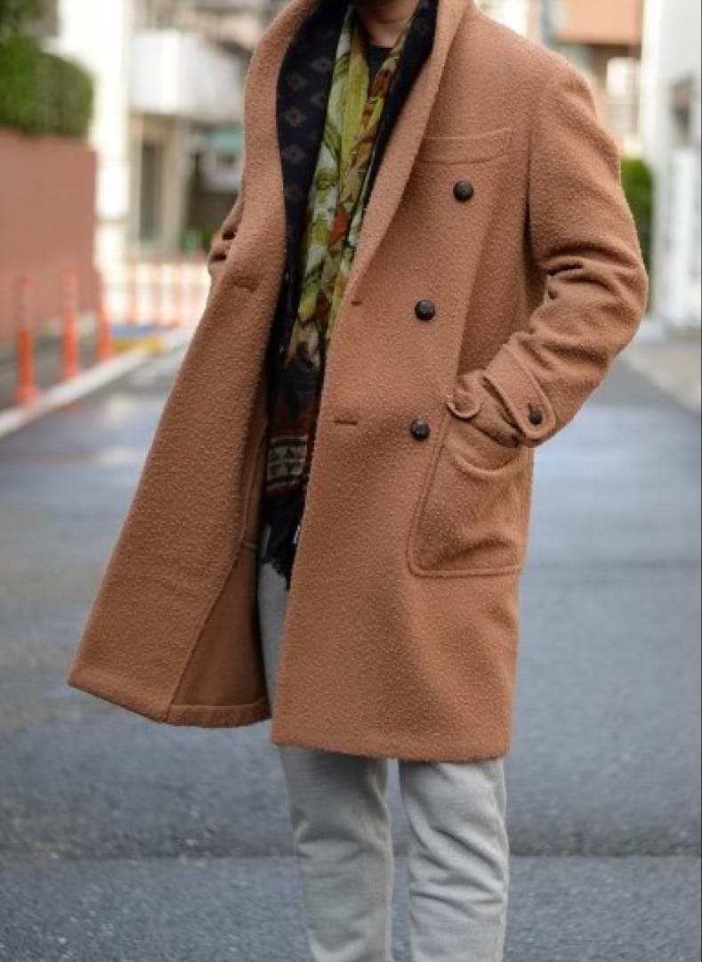 美品！THE GIGI チェスターコート カセンティーノキャメルサイズ46