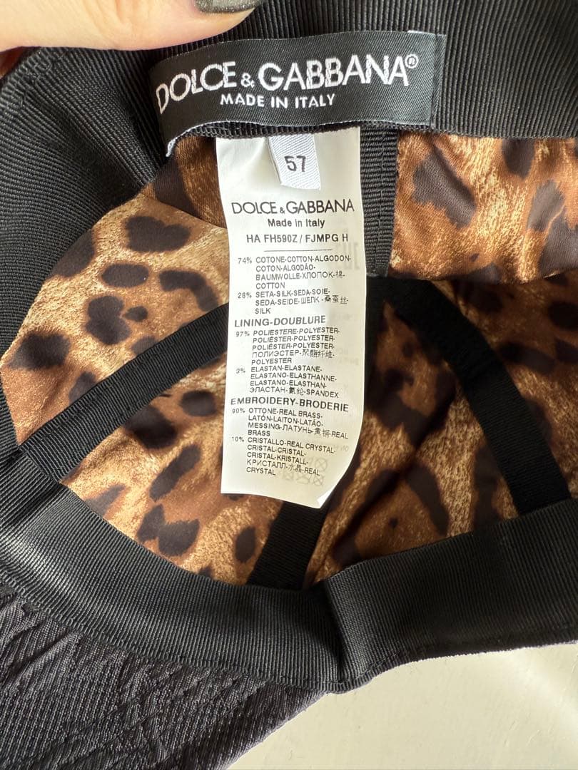 DOLCE&GABBANA ドルチェアンドガッバーナ キャップ