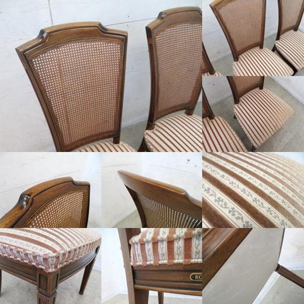 美品■マルニ■地中海ロイヤル■シャルル チェア■ダイニングチェア■3脚■45万