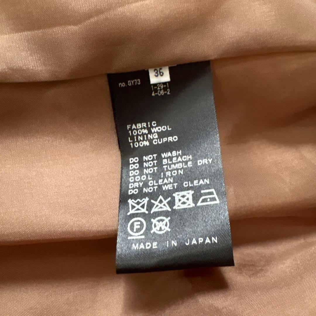 IENA ラムウールコート36