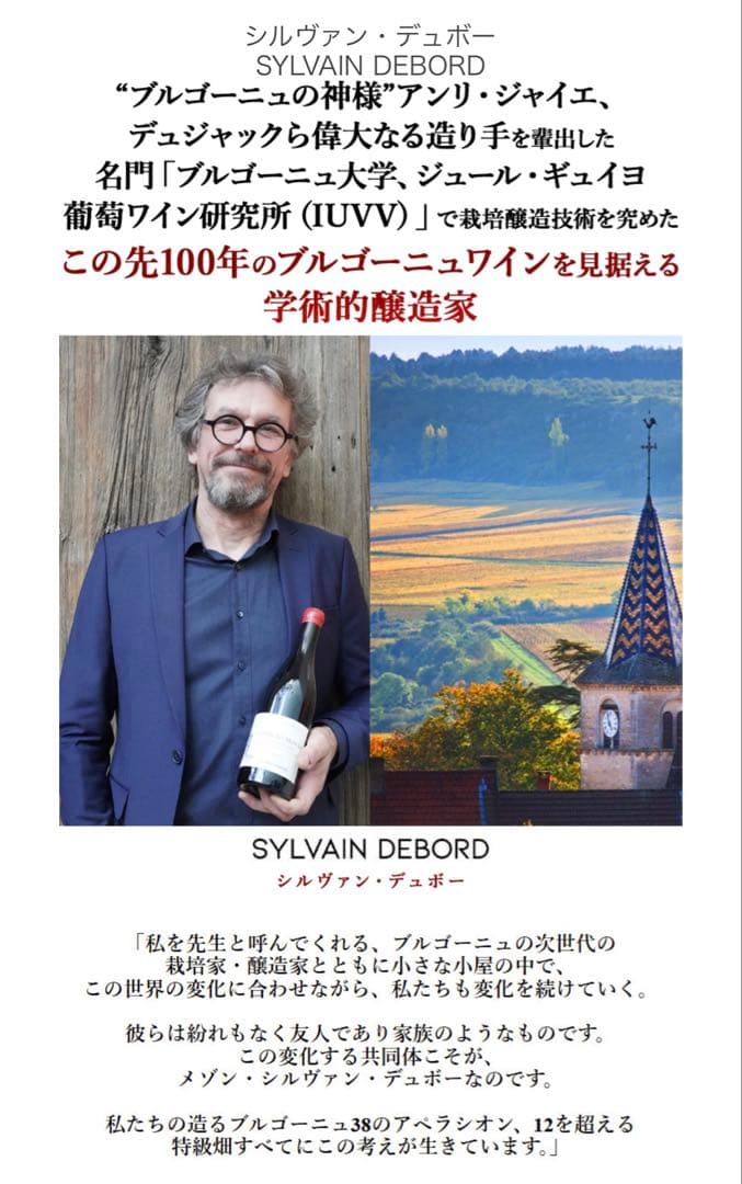 クレマン ド ブルゴーニュ シルヴァン デュボー スパークリングワイン