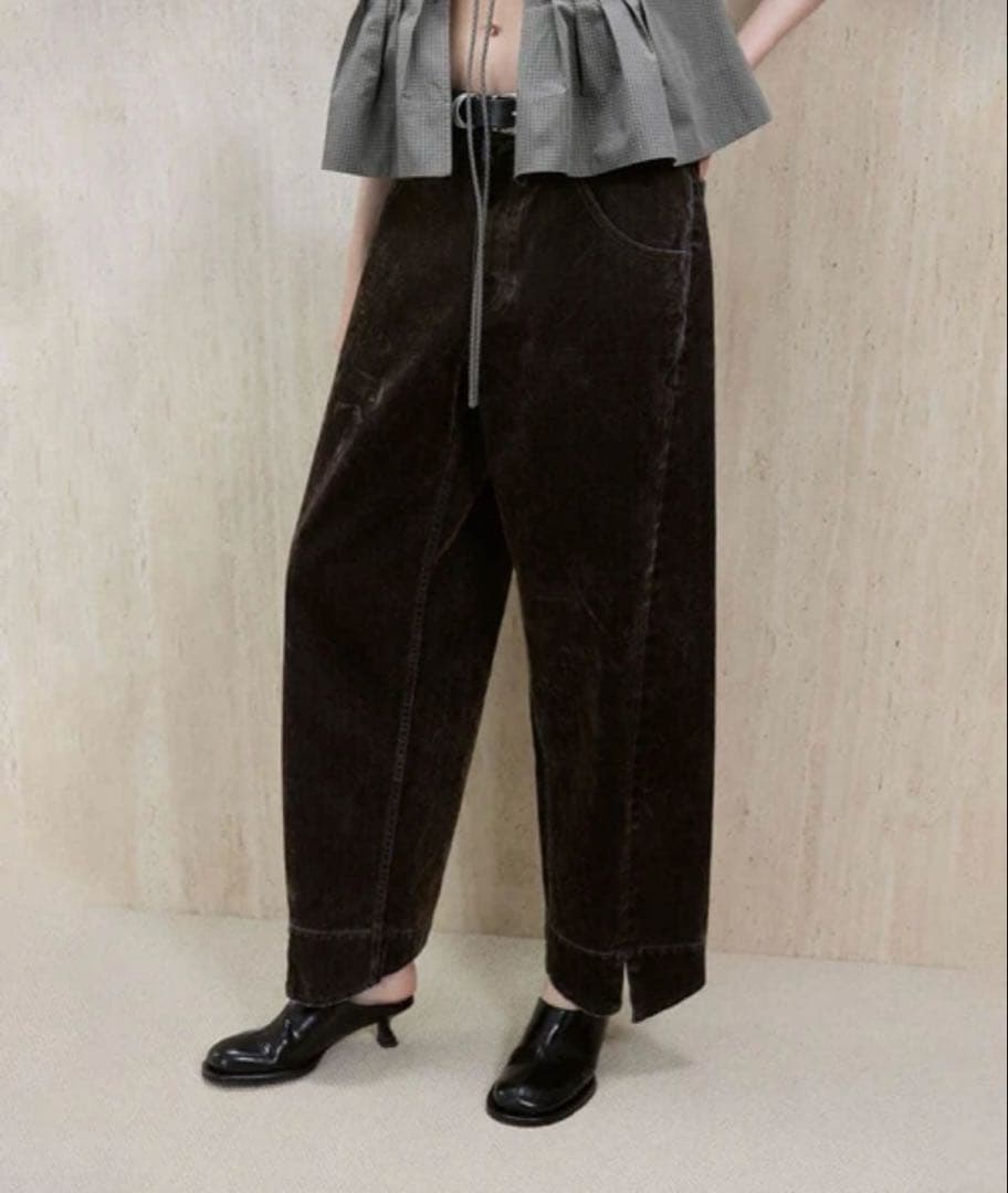 【美品】ADAM ET ROPE' /ルーズフィットアジャストデニム 36