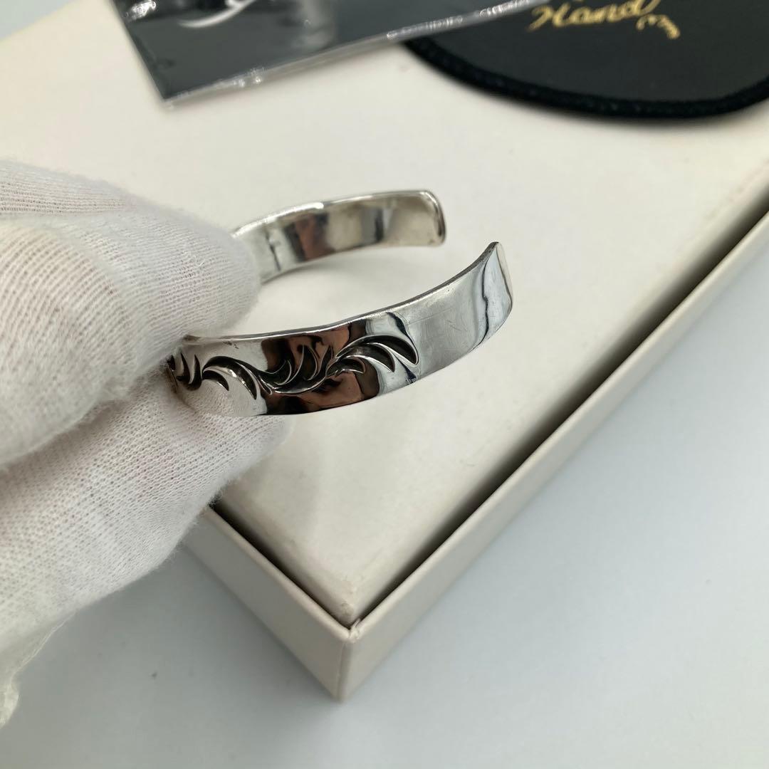 ！極美品！　Big Hand ブレスレット　シルバー925 ターコイズ　30A