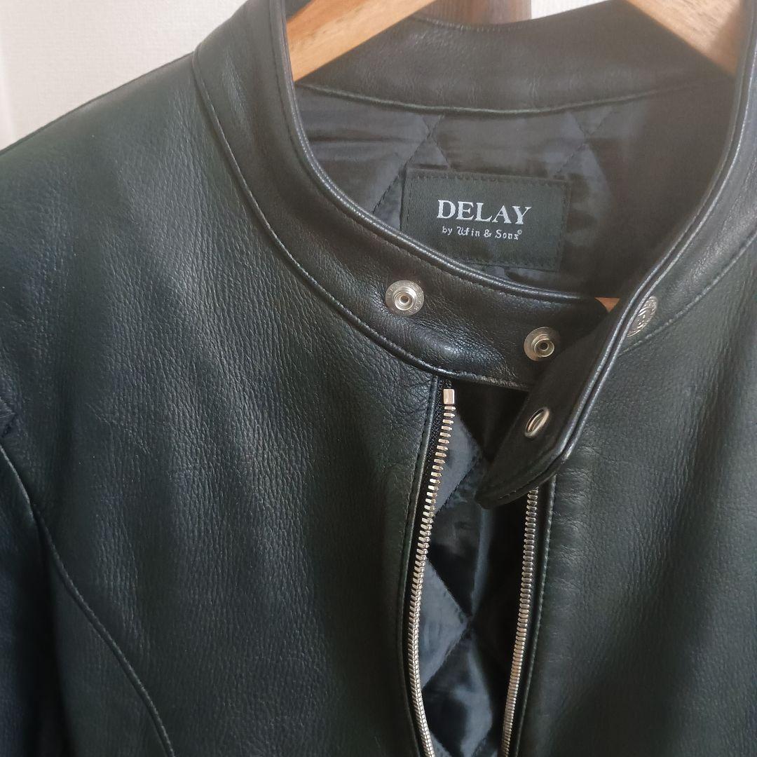 DELAY レザー ライダース ジャケット RESOUND CLOTHING