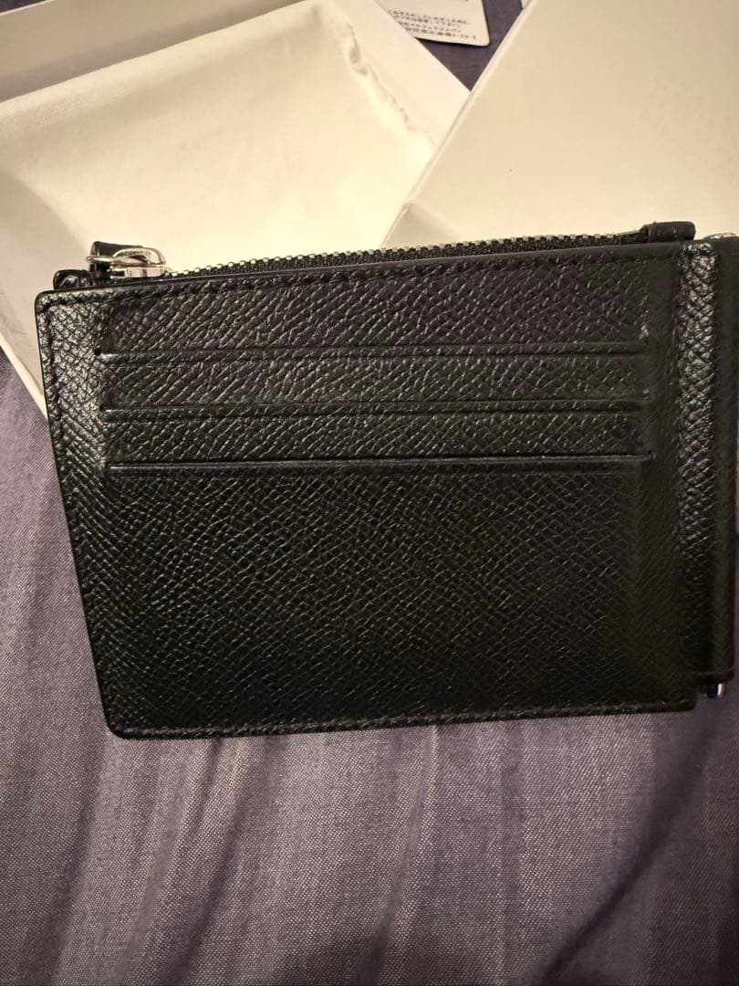 Maison Margiela メゾンマルジェラ　グレインレザーマネークリップ