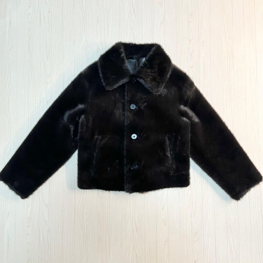 リバーシブルダブルフェイス　フェイクレザージャケット ZARA