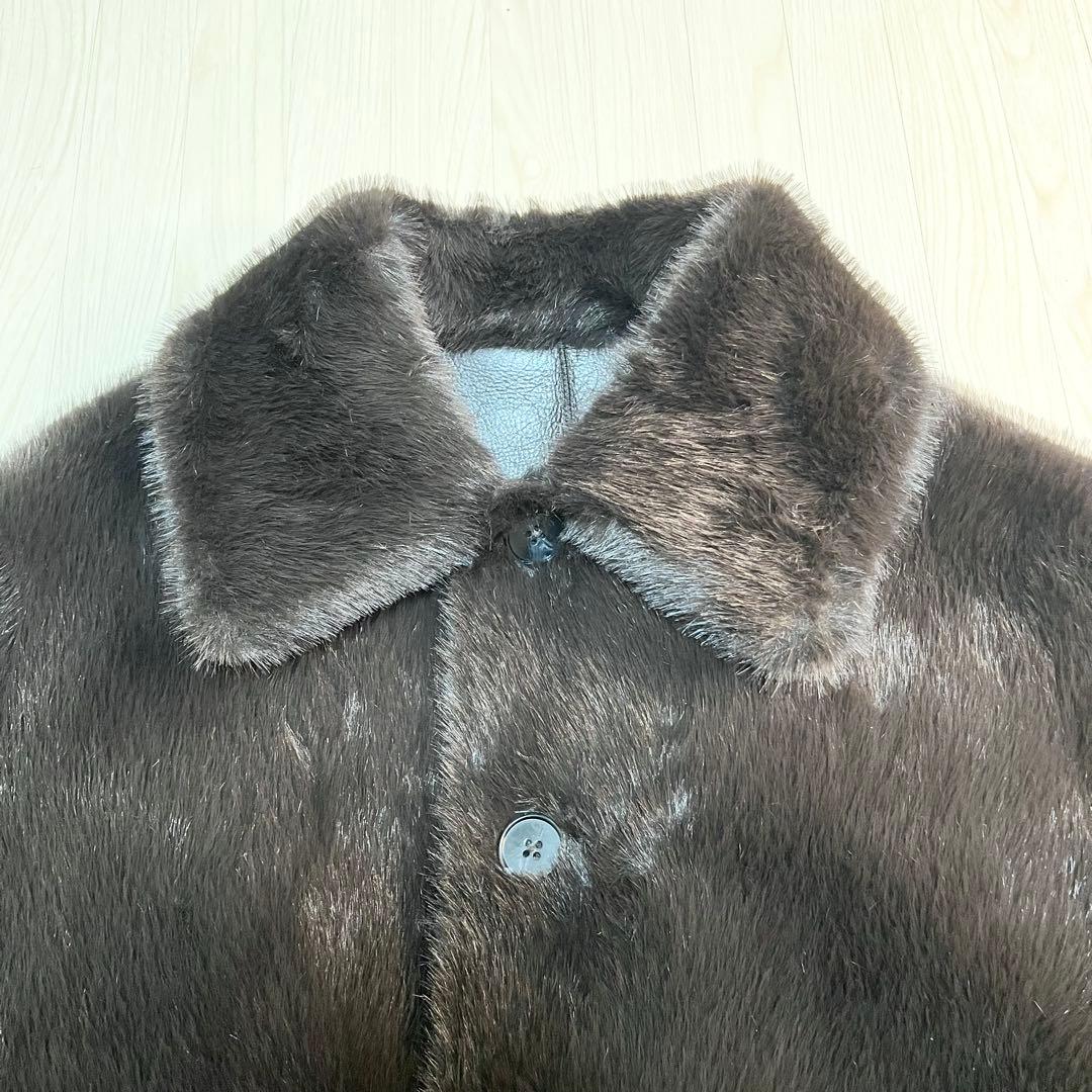 リバーシブルダブルフェイス　フェイクレザージャケット ZARA