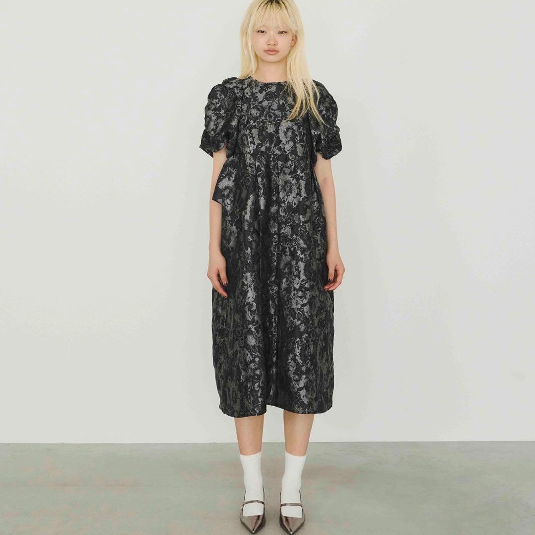 ANDRESD アンドレスド 美品ジャガードワンピース