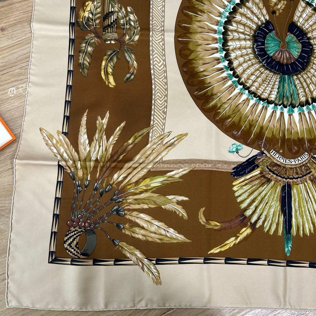 HERMES　エルメス　カレ90　ブラジル　シルクスカーフ　ユーゴ・グリッカー