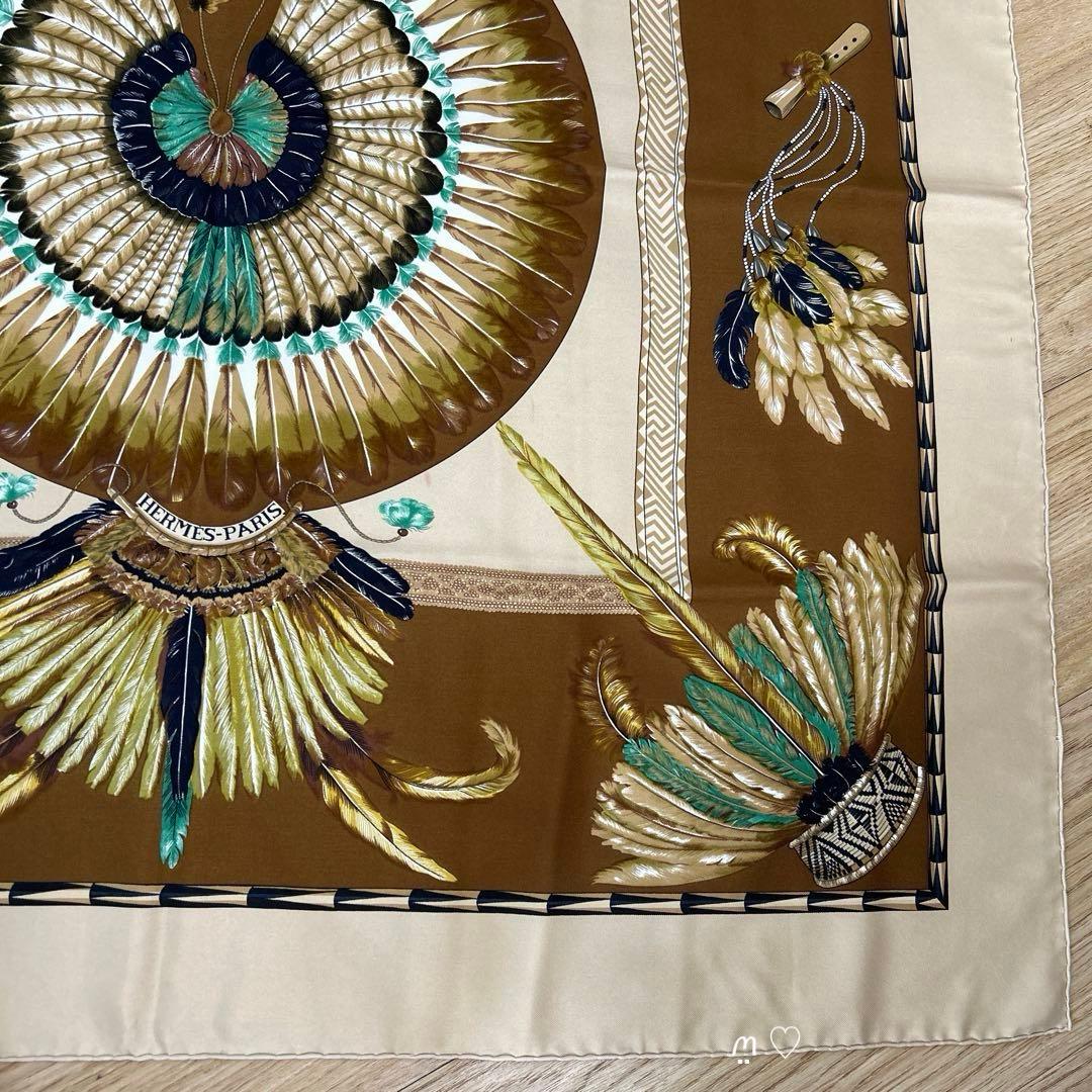 HERMES　エルメス　カレ90　ブラジル　シルクスカーフ　ユーゴ・グリッカー