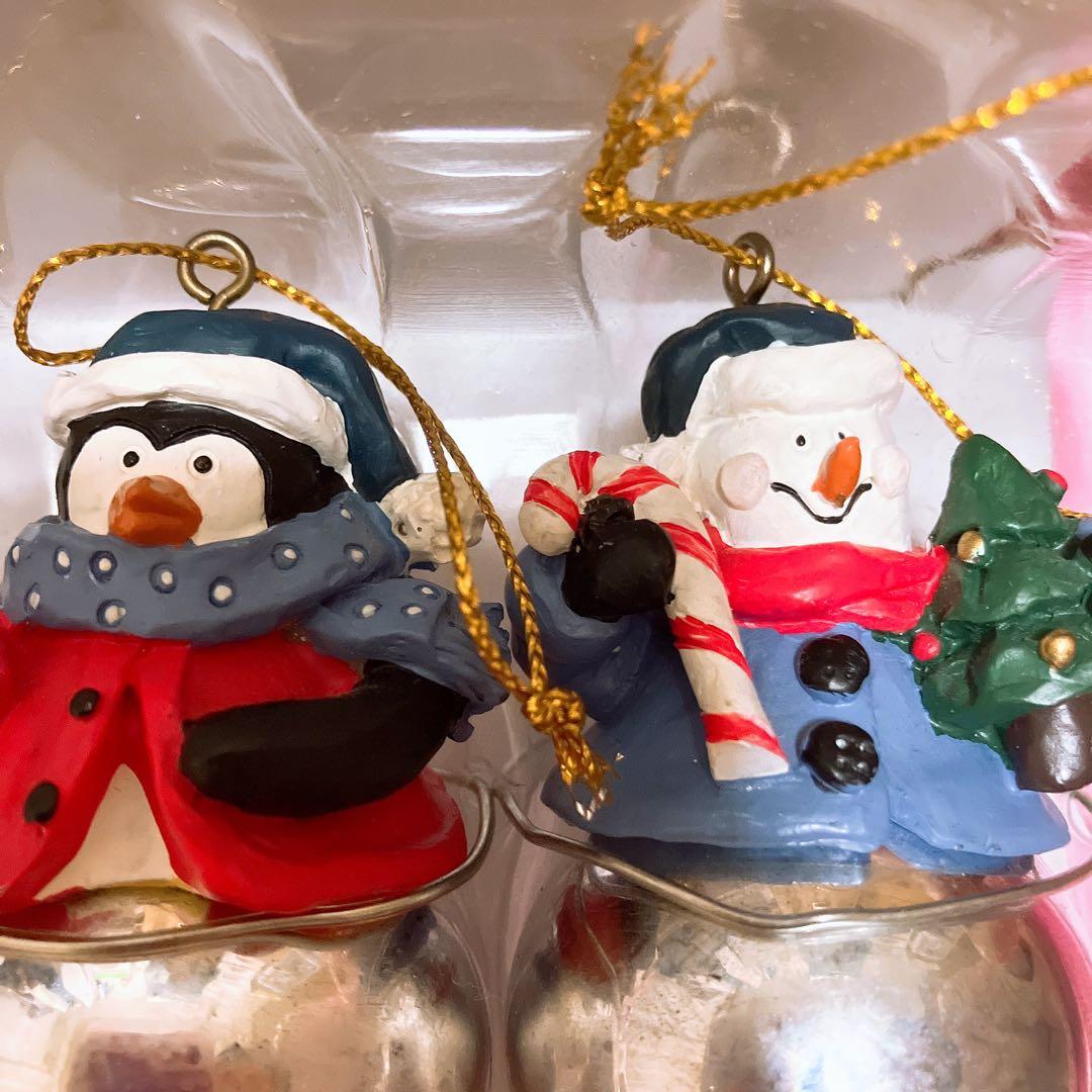 アメリカ購入❣️ヴィンテージクリスマスオーナメント❤️ペンギン サンタ 天使 くま