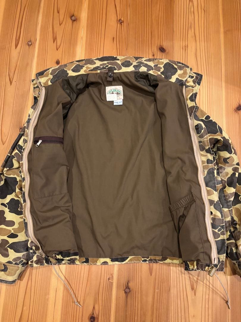 80s USA製　FIELDLINE ダックハンター カモ ゴアテックス L