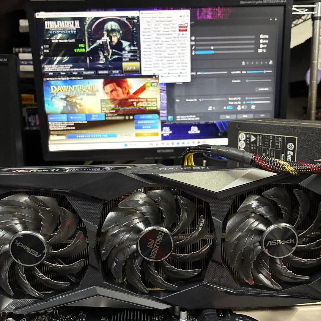 動作確認済ASRock RX6600XT CHALLENGER PRO 8GB