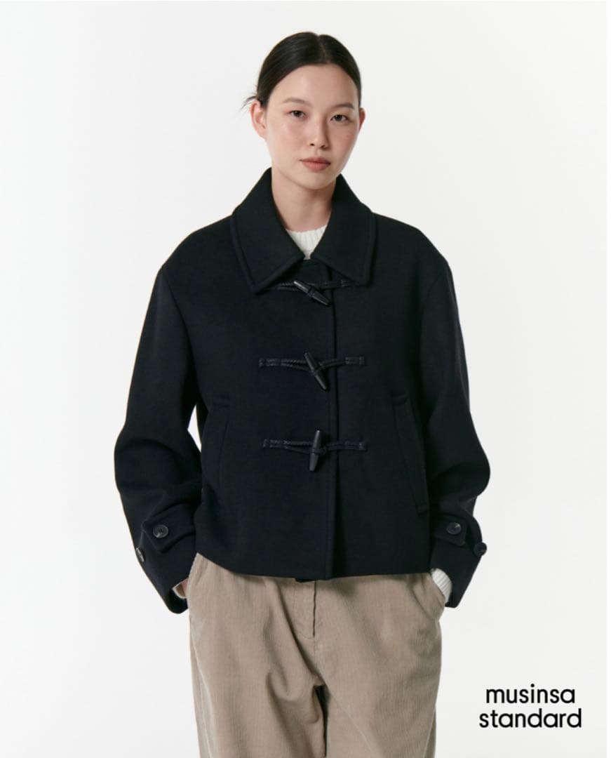 musinsa standard ダッフルショートコート