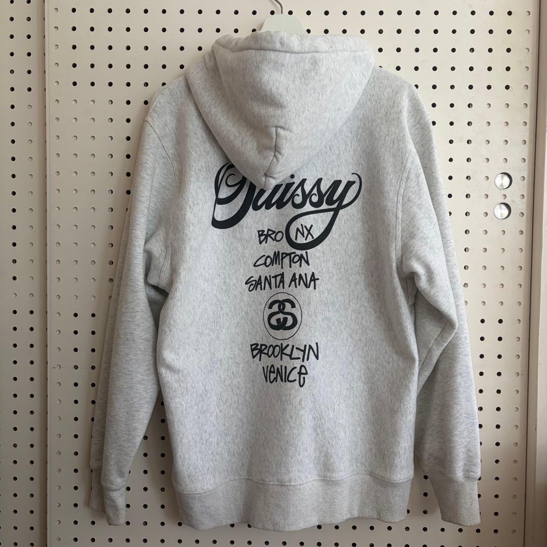 STUSSY World Tour Zip Hoodie 正規品
