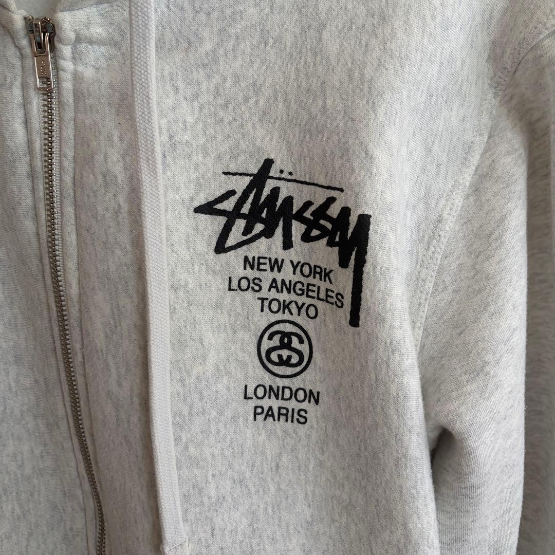 STUSSY World Tour Zip Hoodie 正規品
