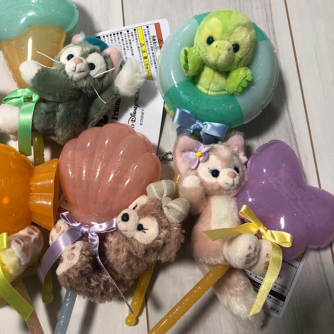 ダッフィー&フレンズ　ぬいぐるみ　スティック　キーホルダー　まとめ売り