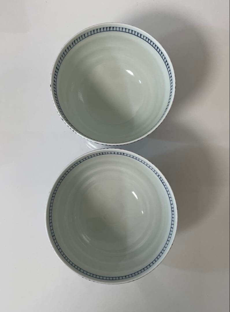 有田焼　新惣蛸唐草　麺鉢2個セット
