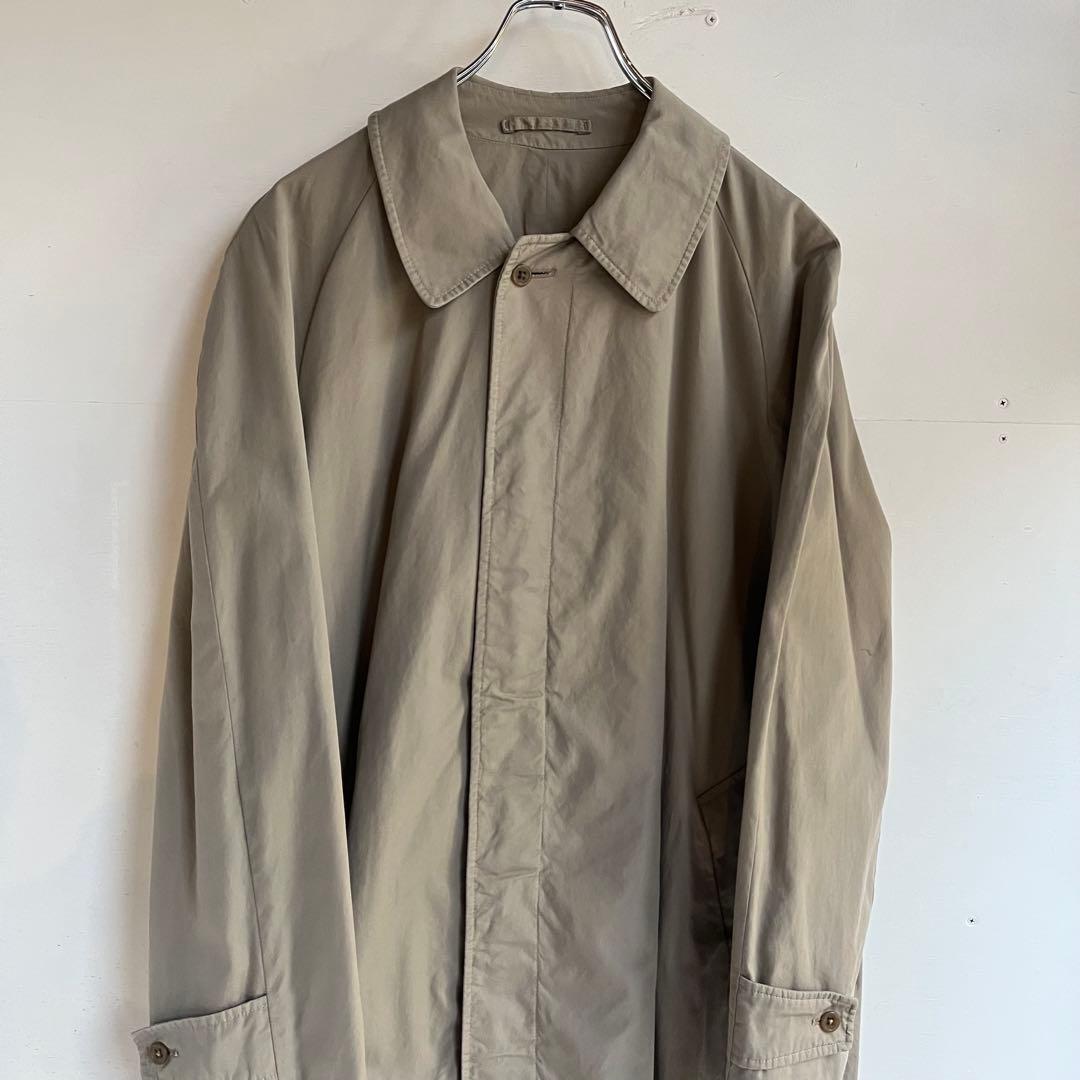 60s 70s アクアスキュータム ステンカラーコート ヴィンテージ 古着