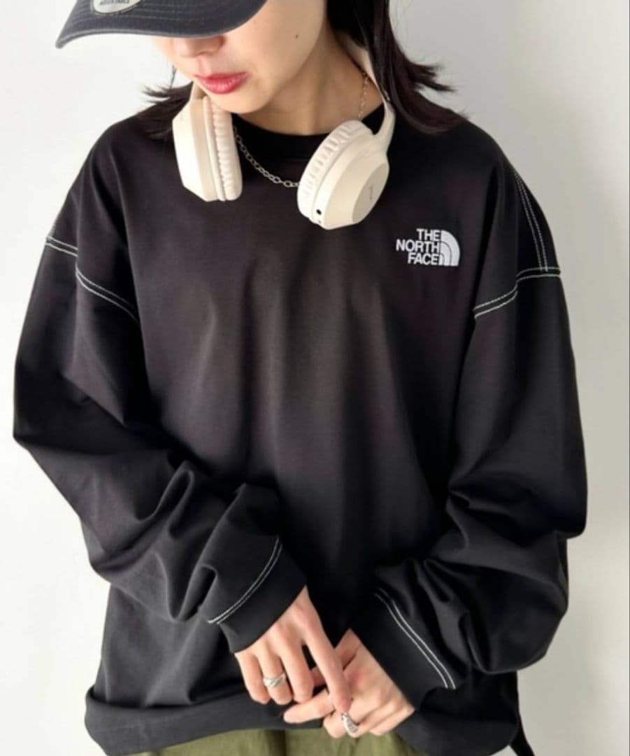 韓国限定 THE NORTH FACE ESSENTIAL TEE Mサイズ 黒