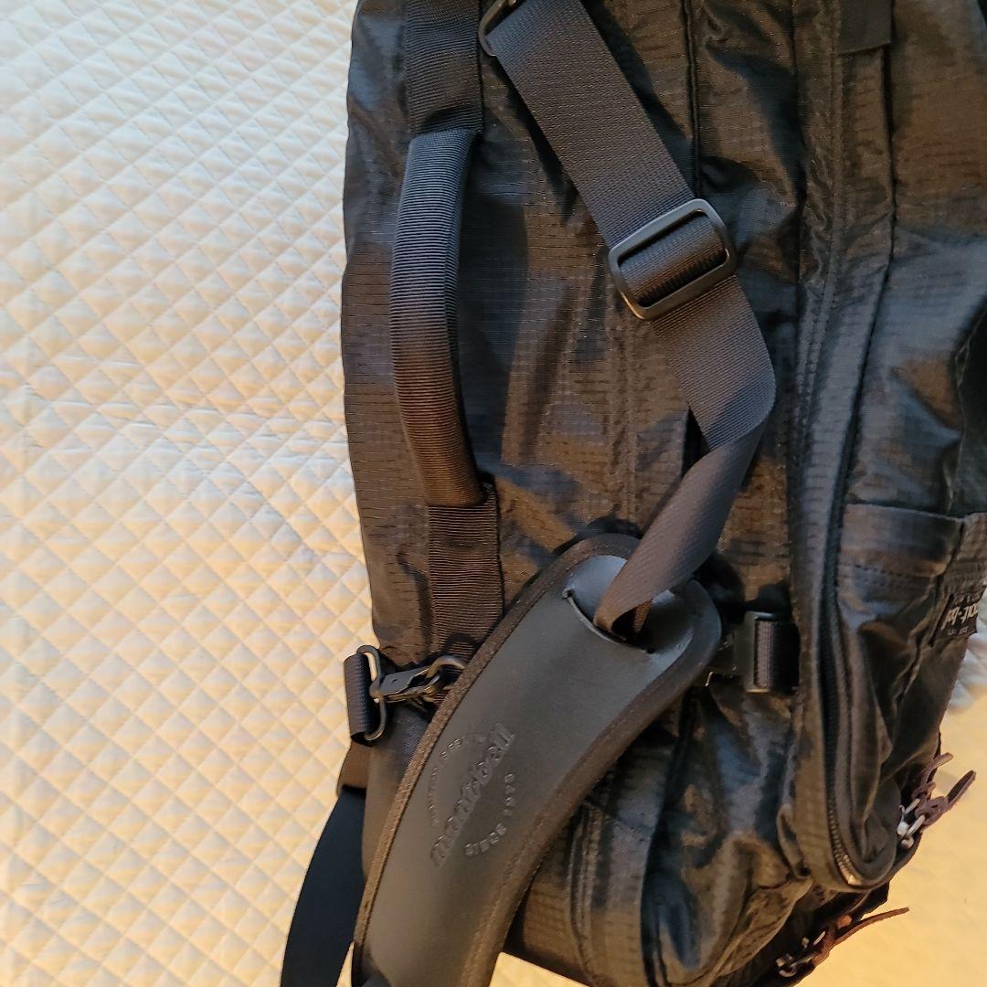 mont-bell 3WAY 旅行用バックパック 黒　大容量　ユーズド品