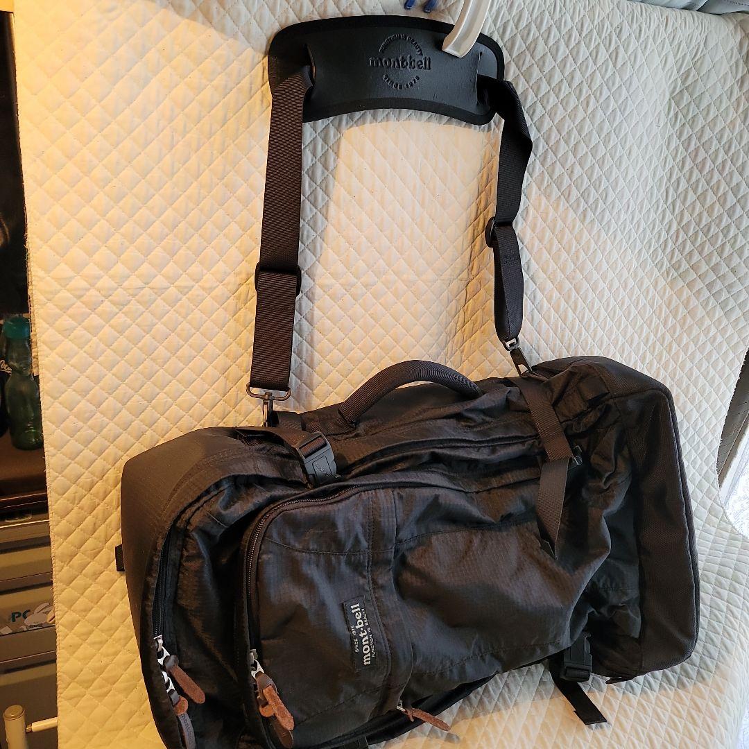mont-bell 3WAY 旅行用バックパック 黒　大容量　ユーズド品