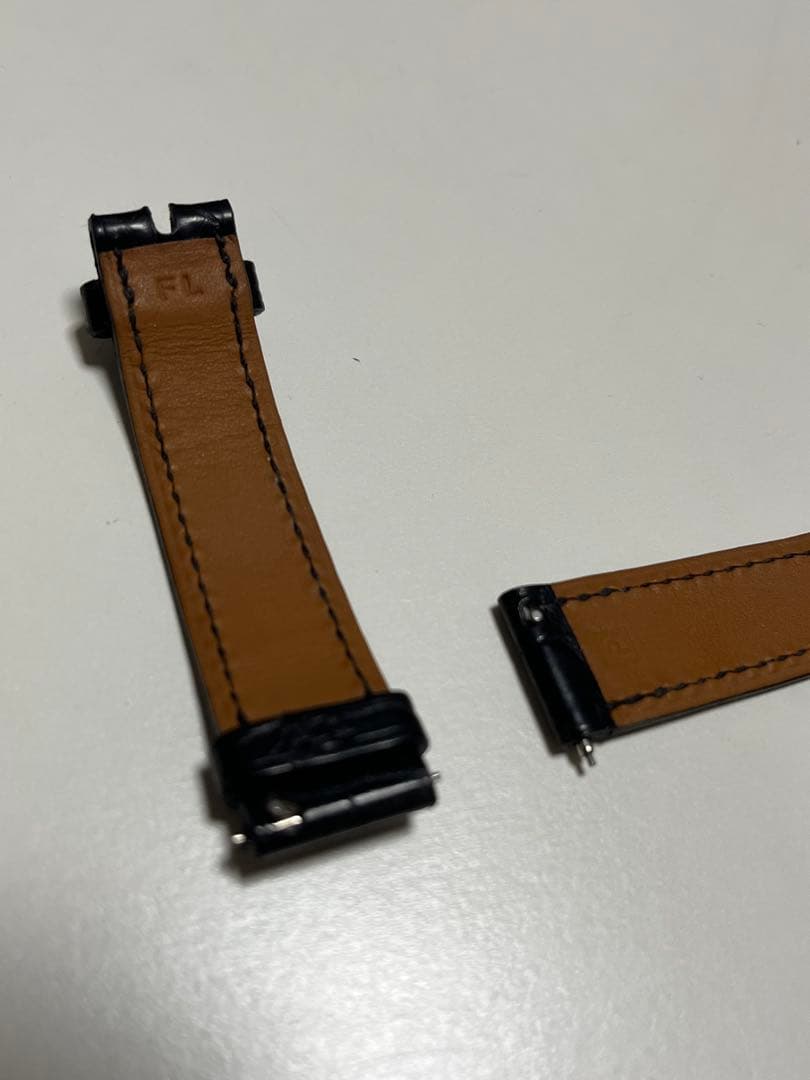 未使用　HERMES 時計　H ウォッチ　ベルト　ブラック