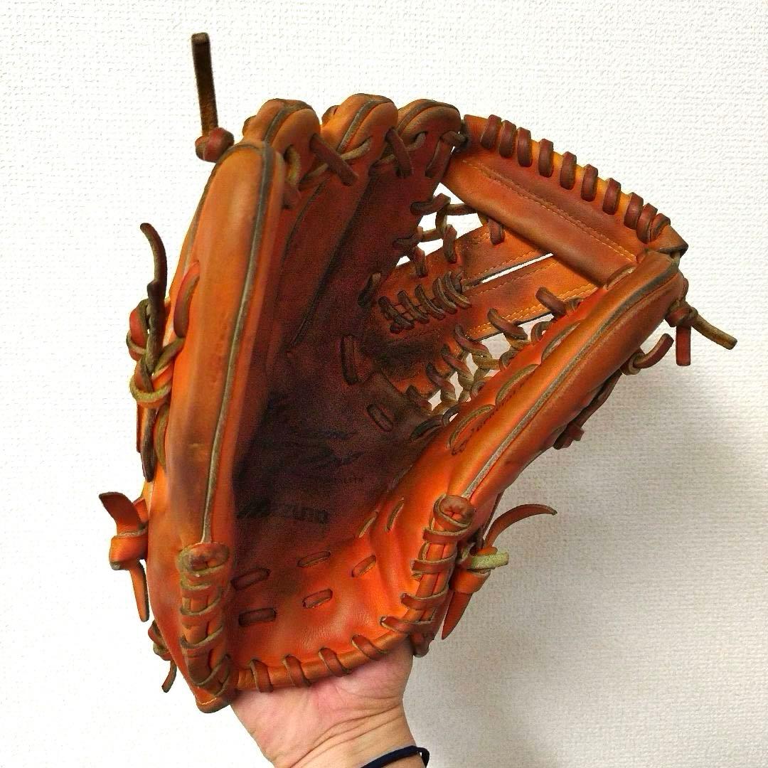 130 ミズノプロ キップレザー 即戦力 硬式 左投げ 外野手用グローブ