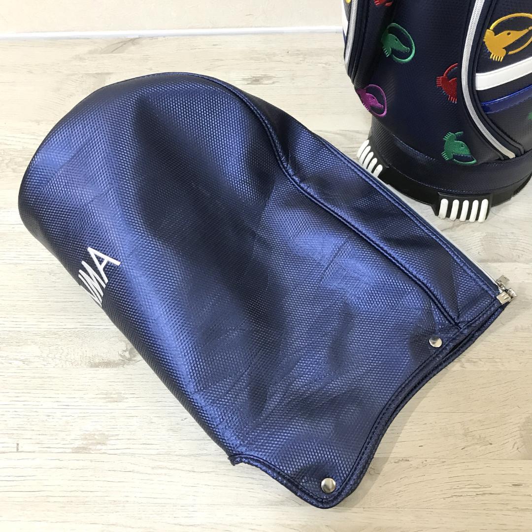 【美品】HONMA 本間ゴルフ キャディバッグ 8.5型 もぐら柄 レインボー