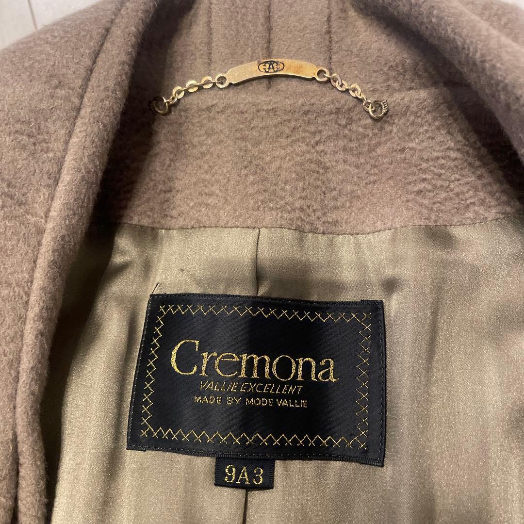 ❤️極美品✨【Cremona】カシミヤ100%ロングコート オリーブ　サイズ9