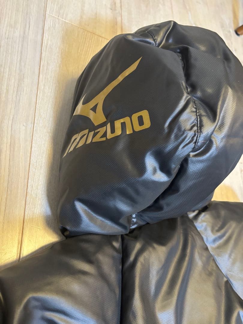 MIZUNO ベンチコート ミズノ ダウンコート ロング ブラック 黒 XL
