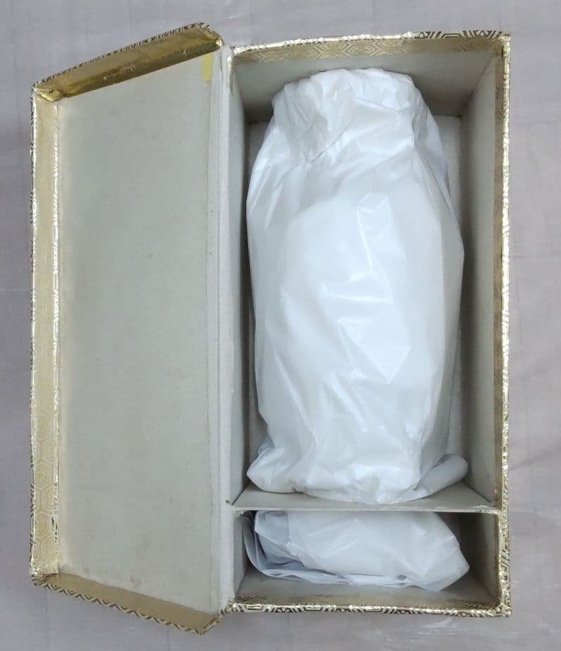 中国骨董品　七宝焼　花瓶　壺　梅に鶯/朝顔