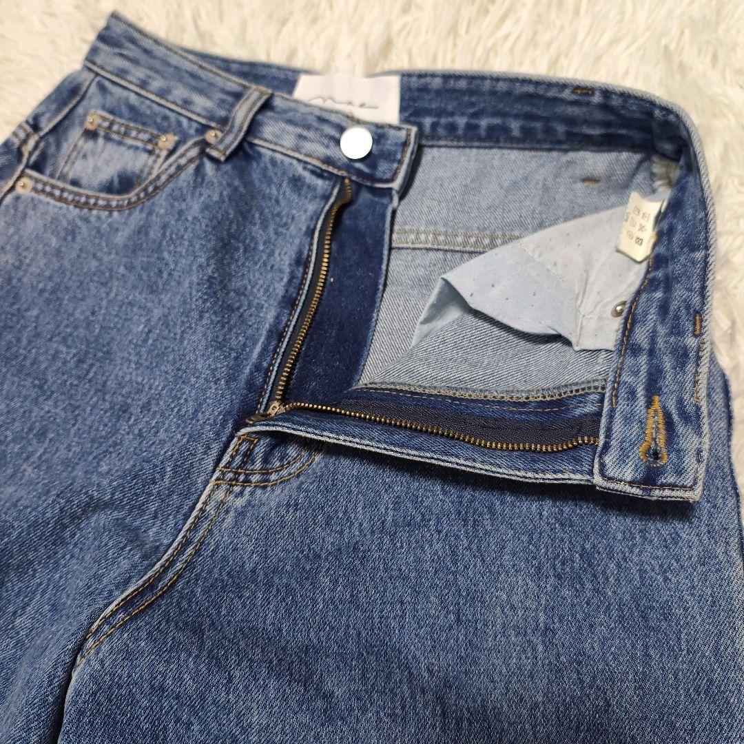 Na.e ナエ　Wide Loose Jeans _Deep Blue