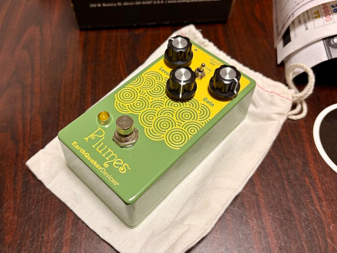 EarthQuaker Devices Plumes オーバードライブ