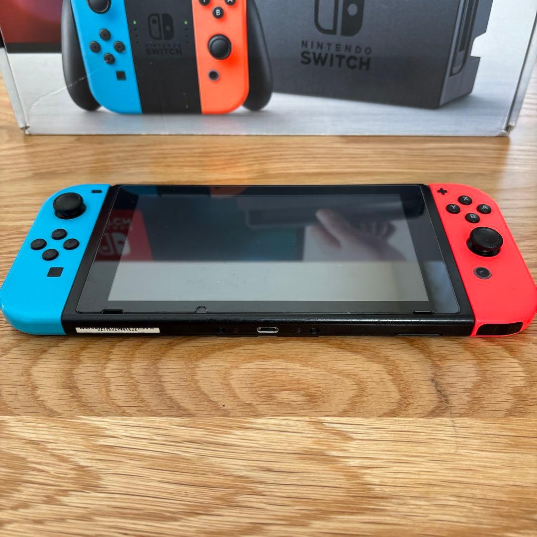 【画面美品】ニンテンドー Switch 本体セット Joy-Con公式交換済